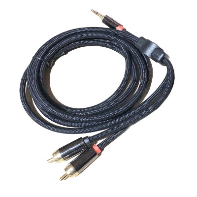 Cáp 3.5mm Ra 2 Đầu RCA Dùng Cho Điện Thoại, Laptop, Máy Tính Monster iCable 1000A - Hàng Nhập Khẩu