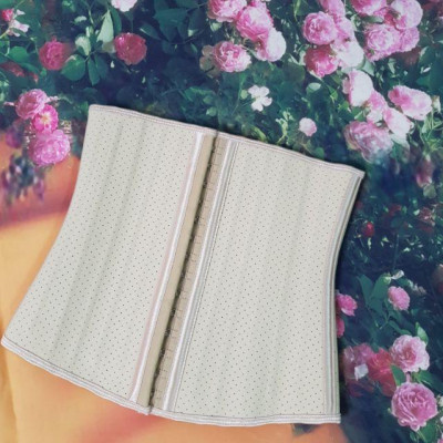 Đai nịt bụng (gen siết giảm eo) Latex 25 xương thông hơi Hi lạp