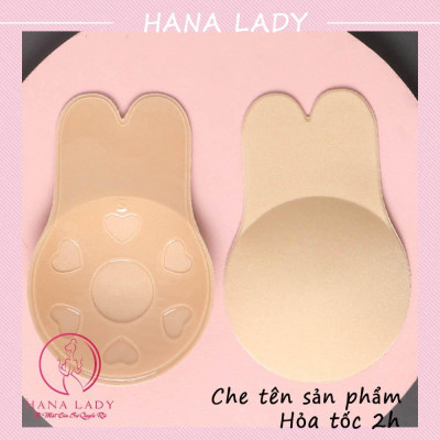 Miếng dán ngực tai thỏ - Dán ti nhủ hoa nâng ngực tạo khe cao cấp DT014