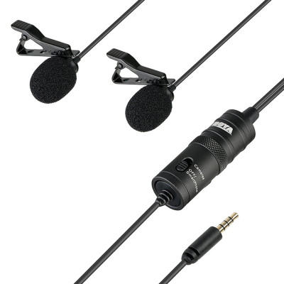 Micro Thu Âm Cài Áo Chuyên Nghiệp BOYA Lavalier, Smartphone And Gopro Mic- BY-M1DM - Hàng Chính Hãng