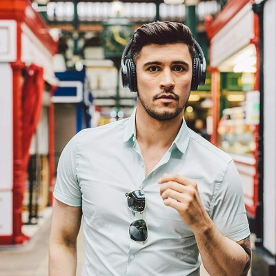 Audio Technica ATH-SR30BT - Tai Nghe "Hi-Res", Bluetooth 5.0, Tích Hợp Micro, Điều Chỉnh Âm Lượng, Thời Gian Sử Dụng 70 Giờ - Hàng Chính Hãng