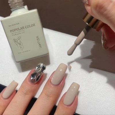 Sơn Gel Lẻ Màu Nâu Ghi Số 26 XEIJAYI Cao Cấp Chai 15ml Làm Nail Lên Màu Ghi Sữa thạch trà Be Xám Chuẩn, Chất Đậm Đặc, Bền Màu Nữ Women