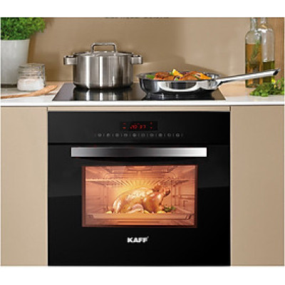 Lò nướng âm tủ KAFF KF-T90S - 67L Màu Đen - Hàng Chính Hãng