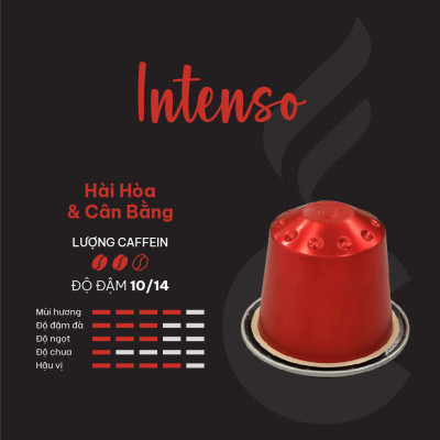 Cà phê viên nén Carraro Gourmet Blends – Hàng nhập khẩu từ Ý - Tương thích với máy Nespresso