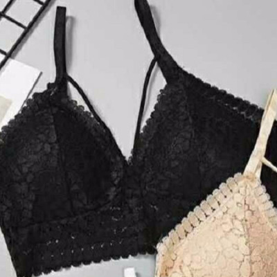 Áo Bra Nữ Ren Hoa Dây Chéo Ngực AL836 – Mềm Mại, Gợi Cảm, Không Gọng