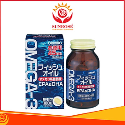 THỰC PHẨM BẢO VỆ SỨC KHỎE DẦU CÁ ORIHIRO  (ORIHIRO FISH OIL) 