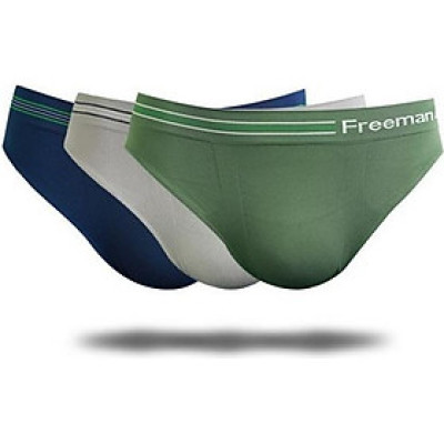 Combo 3 Quần lót nam FREEMAN 6051 - Quần dệt cao cấp - Co giãn 4 chiều 