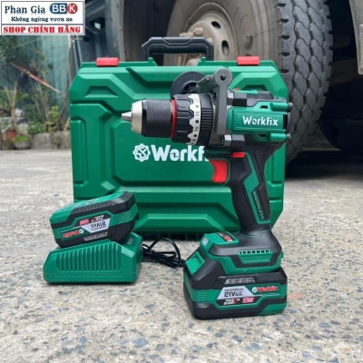 Máy Khoan pin 3 chức năng WORKFIX 160N (WF-ID160AK) Không chổi than, Có AnTi-Kick Back , Bảo hành chính hãƞg.