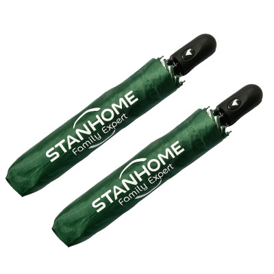 Ô dù cầm tay che mưa đi nắng 8 nan mở tự động gấp nhỏ gọn cầm tay in logo thương hiệu Stanhome
