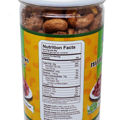 Hạt điều rang muối Intimex Group 350g