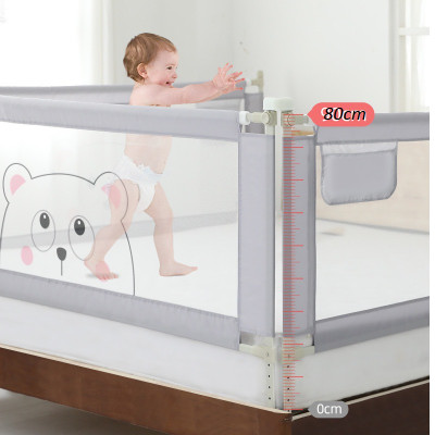 Bộ 2 thanh chắn giường đủ kích thước mẫu Gấu Xám