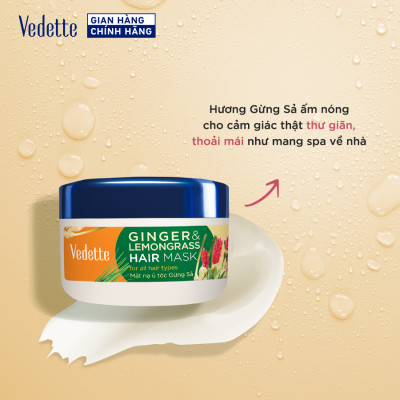 Mặt Nạ Ủ Tóc Vedette Gừng Sả 145ml