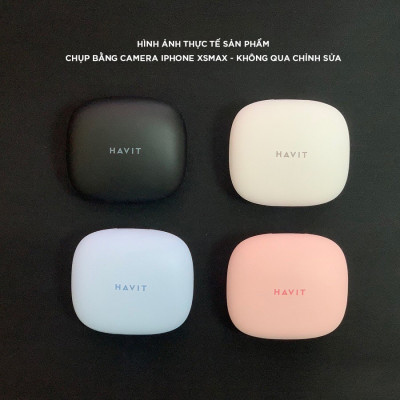 Tai Nghe True Wireless Havit TW959 -  Bluetooth 5.1, Độ Trễ Tới 65ms, Nghe Độc Lập, Pin Tới 20H - Hàng Chính Hãng