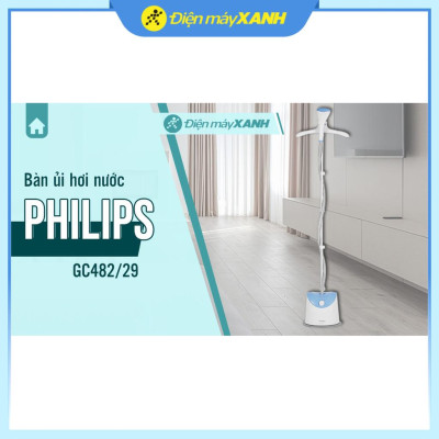 Bàn ủi hơi nước đứng Philips GC482/29 1600W - Hàng Chính Hãng