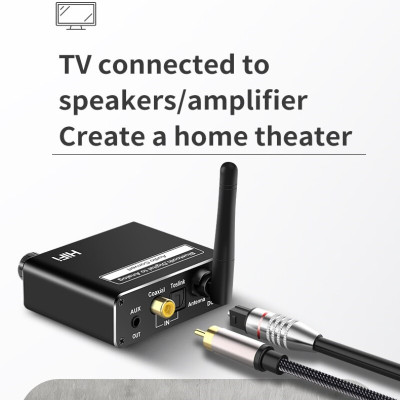 SOAIY Bộ Chuyển Đổi Âm Thanh DAC HIFI Bluetooth D18 (Hỗ Trợ Cổng Optical) - Hàng Nhập Khẩu