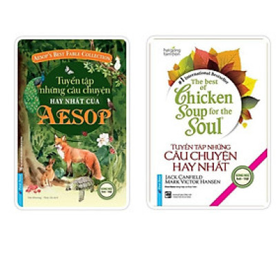 Sách - Combo Tuyển Tập Những Câu Chuyện Hay Nhất Của Aesop + Tuyển Tập Câu Chuyện Hay Nhất Chicken Soup - First News