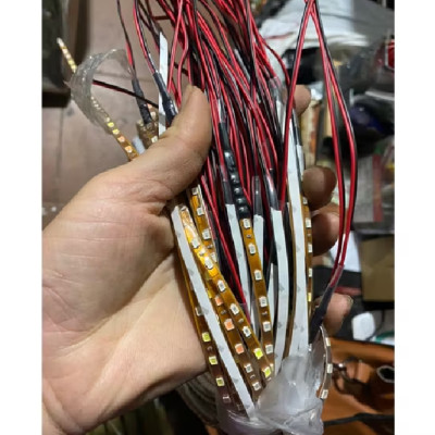 Combo 2 Dây Đèn LED 7 màu dài 1M chạy đuổi Audi trang trí xe