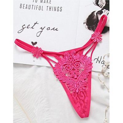 Quần lót nữ thêu hoa trước kiểu dáng đẹp - Màu hồng