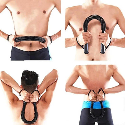 Gậy Bẻ Lò Xo Ti Tan Lực Bẻ Từ 20KG Tập Tay,Vai,Xô,Ngực Body Tại Nhà