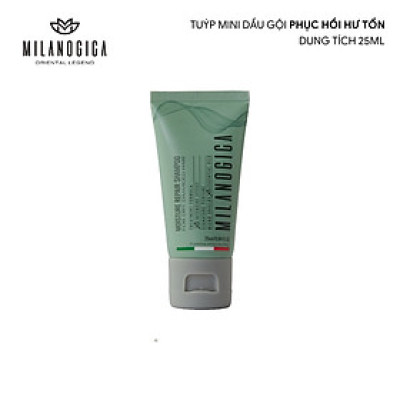Dầu gội xả Phục hồi hư tổn Milanogica 25ml dành cho tóc khô sơ, hư tổn