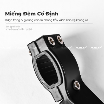 Chân chống xe đạp MTB bằng nhôm YYBC-01, có thể điều chỉnh cho xe đạp size bánh 22-29 inch, gắn bên hông phía sau cho xe đạp địa hình 22/24/26/27.5/29/700C - Mai Lee
