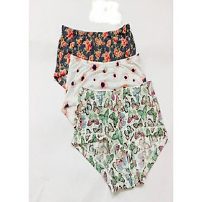 Combo 5 quần lót nữ thun lạnh điều hòa họa tiết 4 mùa QLTL09