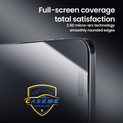 Kính cường lực cho iPhone 16 Pro Max, iPhone 16 Pro, iPhone 16 Plus, iPhone 16 hiệu NillkinAmazing CP+ Pro full màn hình, chống vân tay, chống vỡ, chống xước cao cấp - Hàng chính hãng.