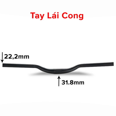 Ghi Đông Tay Lái Xe Đạp Thể Thao Địa Hình Hợp Kim Nhôm Thép Cao Cấp Loại Thẳng Cong Siêu Bền - Chính hãng dododios