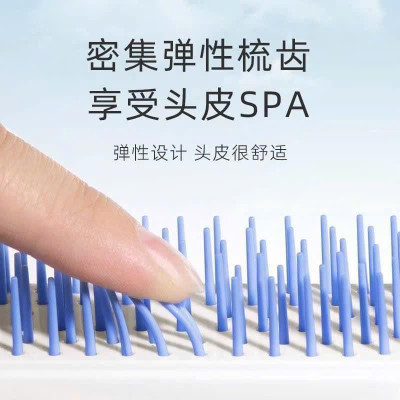 Lược Chải Tóc Tự Làm Sạch, Lược Chống Tĩnh Điện  ABS Có Thể Thu Vào - giao mầu ngẫu nhiên