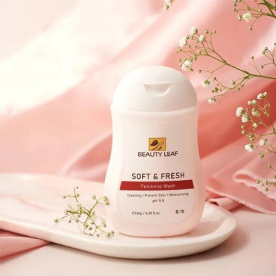 Dung Dịch Vệ Sinh Golden Health Soft & Fresh Feminine Wash Beauty Leaf 150g (PH 5.5), Giúp Ngăn Ngừa Và Hỗ Trợ Giảm Các Bệnh Phụ Khoa, Để Chị Em Phụ Nữ Luôn Thơm Tho Tự Tin Suốt Ngày Dài