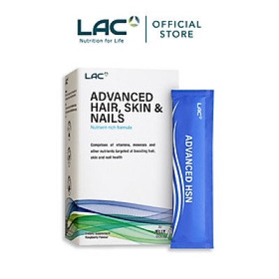 THẠCH BỔ SUNG COLLAGEN CHO TÓC, DA VÀ MÓNG LAC ADVANCED HAIR, SKIN & NAILS (15G X 30 THANH)