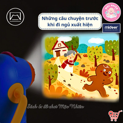Đồ Chơi Đèn Pin Kể Chuyện Mideer Phiên Bản 12 Truyện - Mideer StoryBook Torch (có bản dịch tiếng Việt)