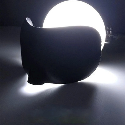 Bịt Che Mắt Ngủ 3D Kèm Bịt Tai Văn Phòng, Trên Xe Ô tô, Máy Bay, Thoáng Khí, Mềm Mại Cho Giấc Ngủ Ngon, Mặt Nạ Ngủ. Du Lịch Dã Ngoại Phượt Thiền MÀU ĐEN