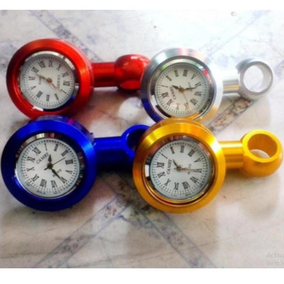 SIÊU HOT - Dong ho gan guong xe may,Đồng hồ thời gian gắn xe máy,mô tô tiện ích 206665 (đen)