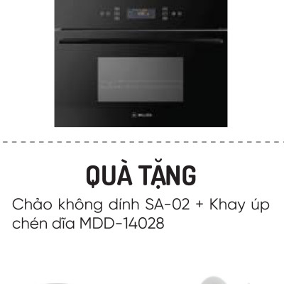 Lò hấp âm tủ MST35-IX03 - Tặng Chảo không dính SA-02 + Khay úp chén dĩa MDD-14028 - Hàng chính hãng