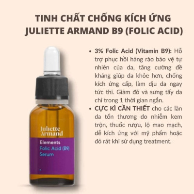 Serum Giảm Kích Ứng Juliette Armand Folic Acid B9