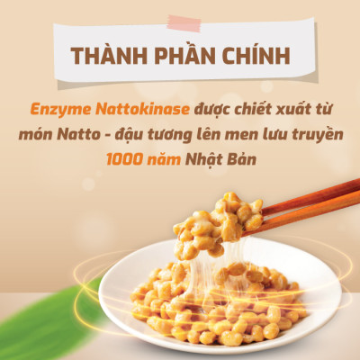 Hỗ trợ phòng ngừa tai biến, mỡ máu - Lẻ 3 Gói NATTOKINASE Jintan Nhật Bản (không có hộp)