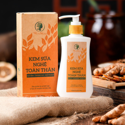 Bộ đánh bay thâm rạn, dưỡng trắng toàn thân Wonmom ( 1 Dầu rạn + 1 Kem sữa nghệ toàn thân )