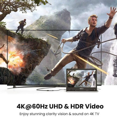 Ugreen UG70444CM297TK 4k 60hz bộ chuyển thunderbolt 3 usb type c ra hdmi 2.0 - HÀNG CHÍNH HÃNG