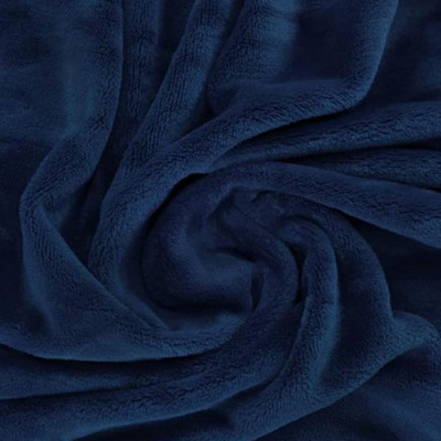 Mền lông cừu xanh dương đậm cao cấp A - 1m8x2m