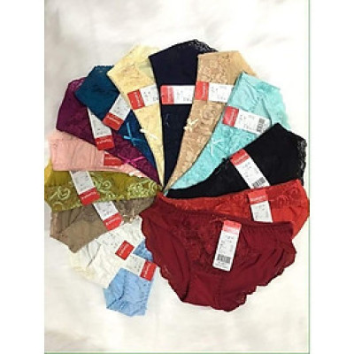 Bộ 10 Quần Lót Cotton Pha Ren Cao Cấp 02