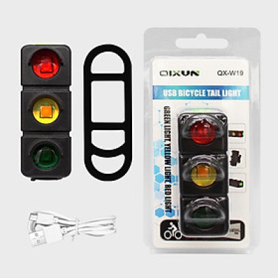 Đèn hậu xe đạp, Đèn cảm biến phanh xe đạp sạc chống nước, Cảnh báo thông minh an toàn giao thông Xe đạp siêu sáng