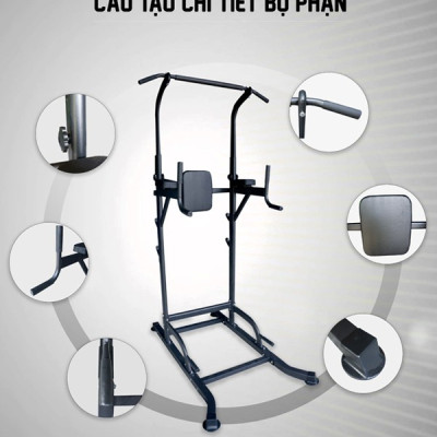Xà Đơn Xà Kép Đa Năng T056 Điều Chỉnh Chiều Cao Di Động Đại Nam Sport + Kèm Găng Tay Tập Xà