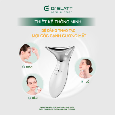 Combo Rạng ngời làn da Dr Glatt Máy rửa mặt, đẩy tinh chất Dua Fit Pro và Máy nâng cơ, trẻ hóa da Lifa 2.0