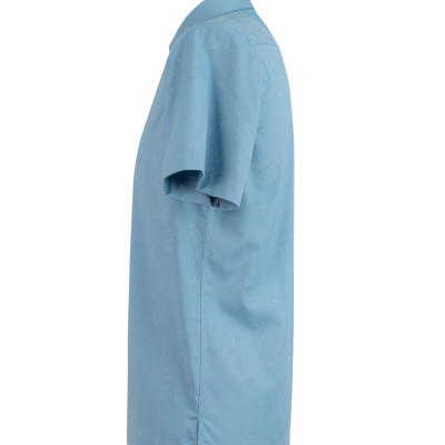 Áo sơ mi nam KHATOCO ngắn tay họa tiết A1MN468T2-CNMK654-2611-N