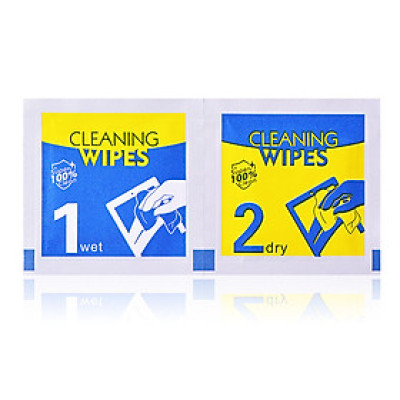 Khăn lau vệ sinh màn hình điện thoại, iphone, ipad, mắt kính, ống kính máy ảnh, dán kính cường lực, thiết bị điện tử - Hàng Chính Hãng