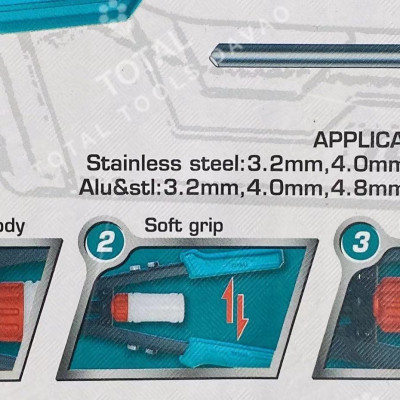 KÌM RÚT RIVET (ĐINH TÁN) 13" TOTAL THT32131 - HÀNG CHÍNH HÃNG
