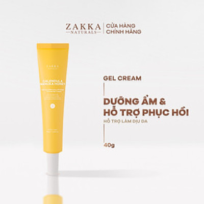 Gel Kem Dưỡng B5 Zakka Naturals Hỗ Trợ Phục Hồi, Tái Tạo Da Lành Tính Rejuvenating Herbal Oil Free Gel Cream 40g