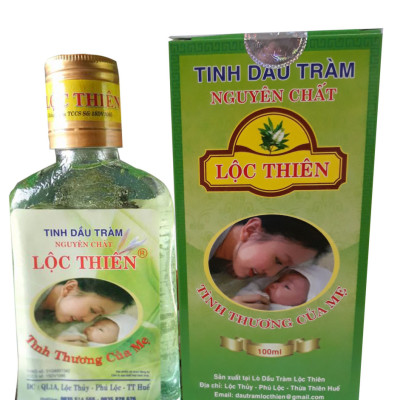 2 Hộp tinh dầu tràm nguyên chất Lộc Thiên 100ml Đặt Biệt