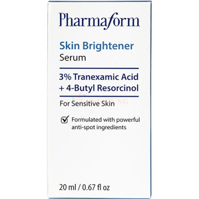 Tinh chất dưỡng trắng Pharmaform Skin Brightener Serum 3% Tranexamic Acid + 5% Niacinamide (20ml) - Hàng chính hãng
